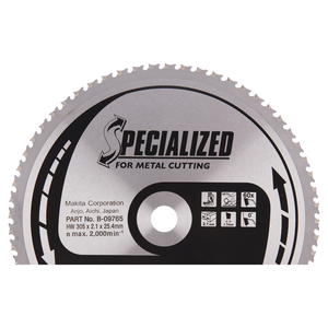 Makita B-09765 Saw Blade for Steel Cutting 305X2.1X25.4mm T60