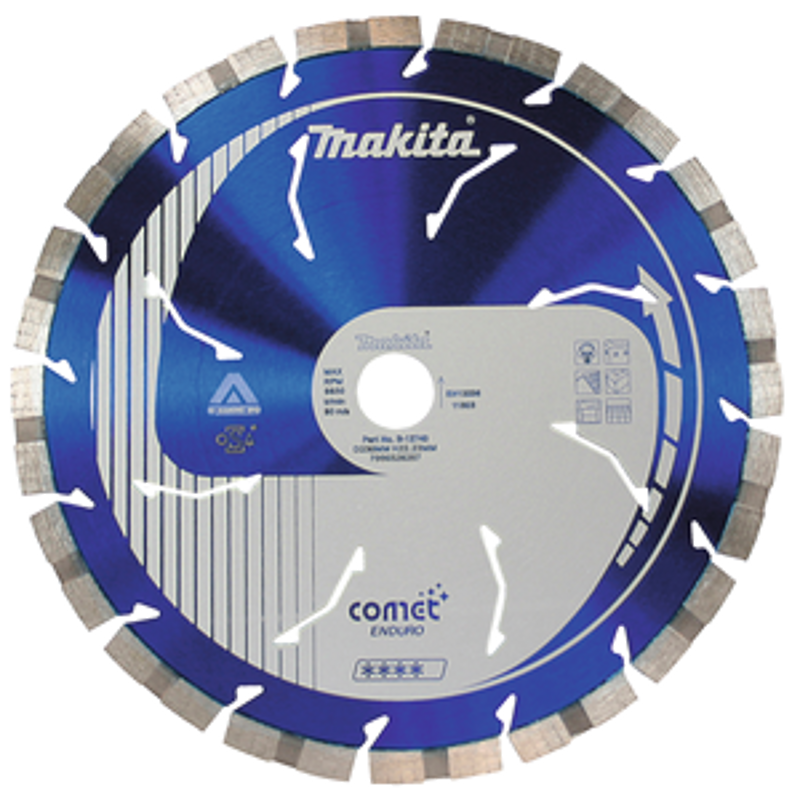 Makita B-12740 DIAMOND CUTTING DISC 230X22,23MM, COMET ENDURO