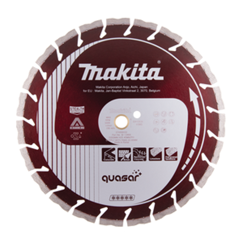 Makita B-13465 DIAMOND CUTTING DISC 350X25,4/20MM, QUASAR SEGME