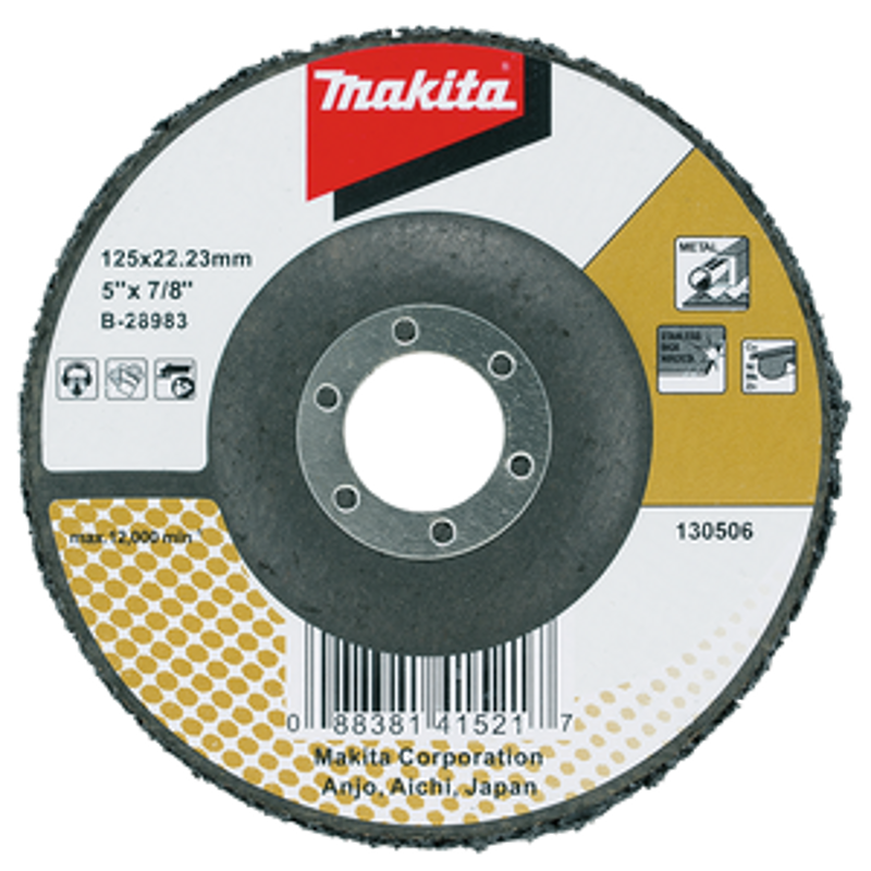 Makita B-28983 STRIP DISC 125MM, FIBERGLASS BACK