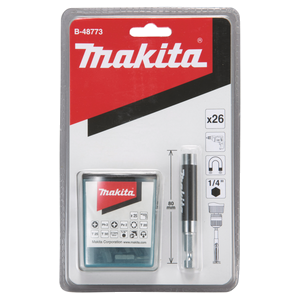 Makita B-48773 SCREW GUIDE BIT 80mm 26PC/SET
