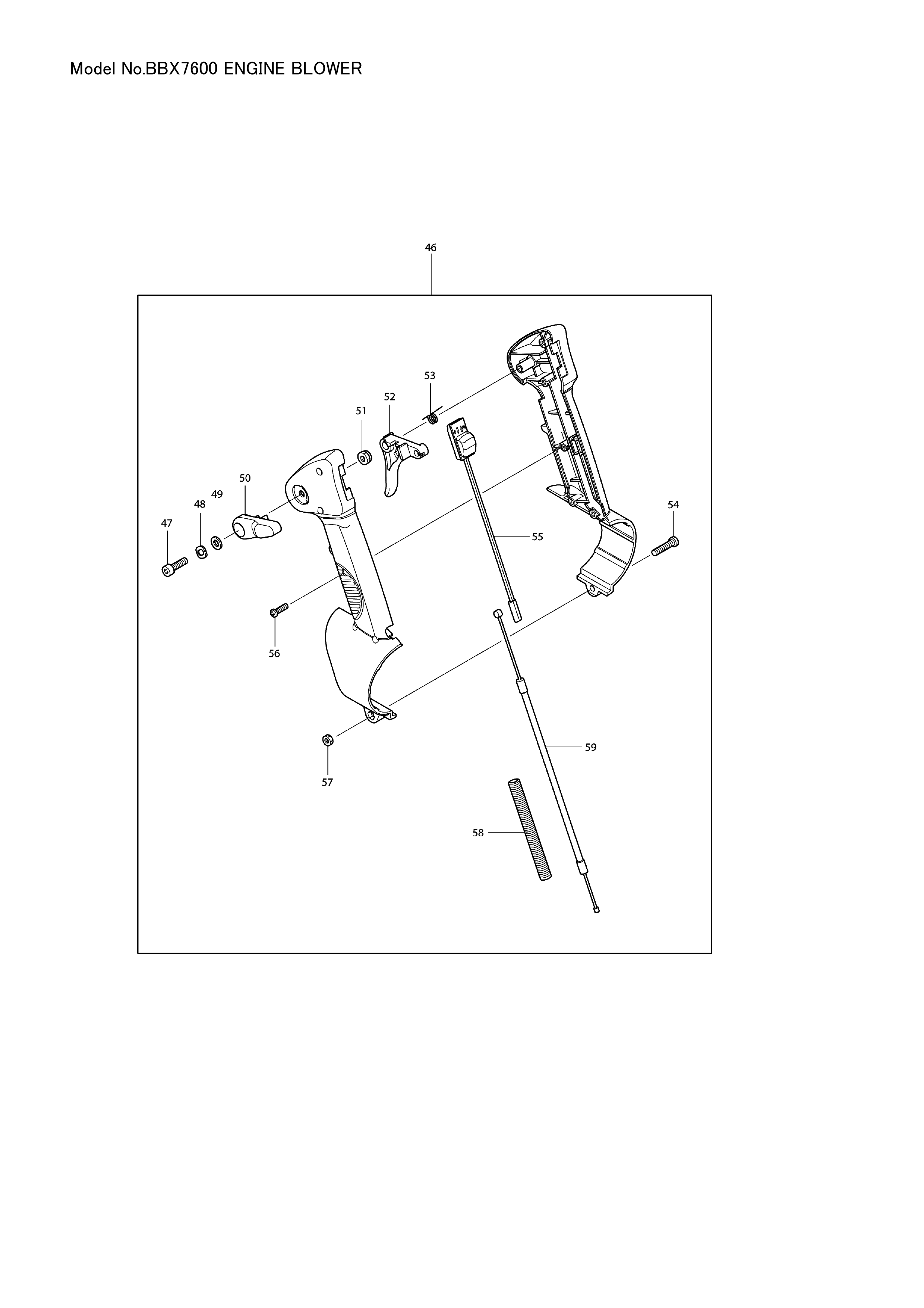 Makita BBX7600 — сборочный чертёж, лист 2, деталь 161837-1 поз. 177-1