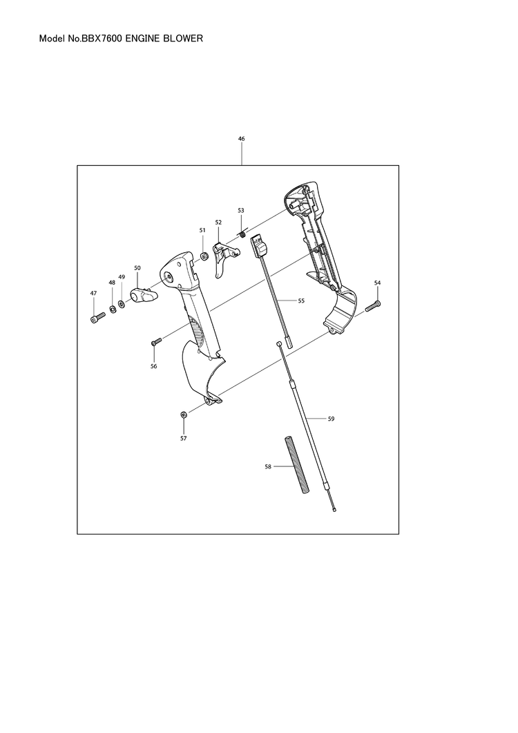 Makita BBX7600 — сборочный чертёж, лист 2, деталь 161837-1 поз. 177-1