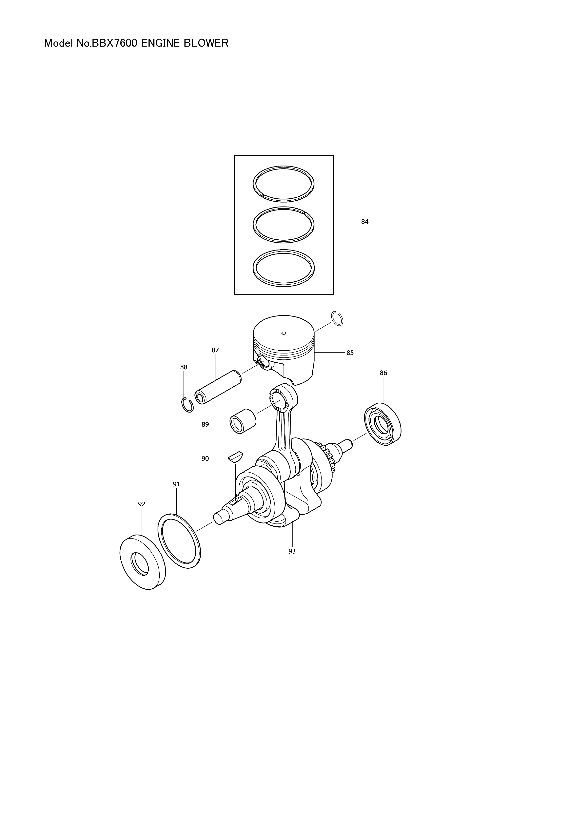 Makita BBX7600 — сборочный чертёж, лист 4, деталь 5977001010 поз. 177