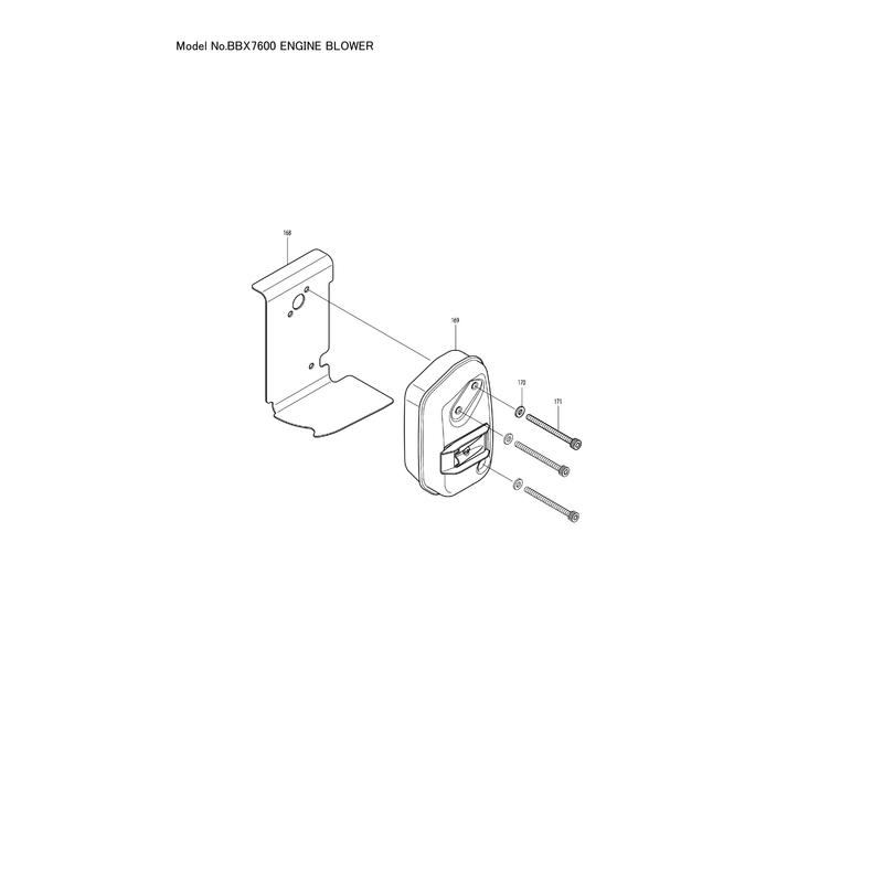 Makita BBX7600 — сборочный чертёж, лист 9, деталь 5977001010 поз. 177
