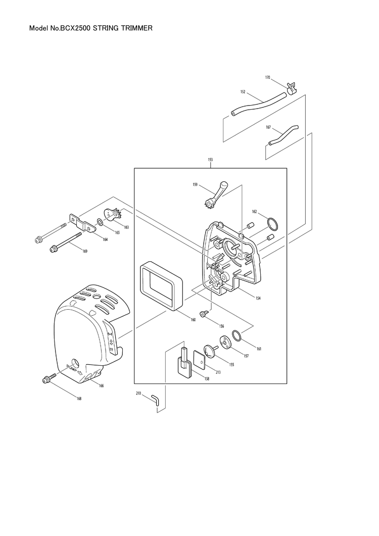 Makita BCX2500 — сборочный чертёж, лист 6, деталь 5927001010 поз. 186