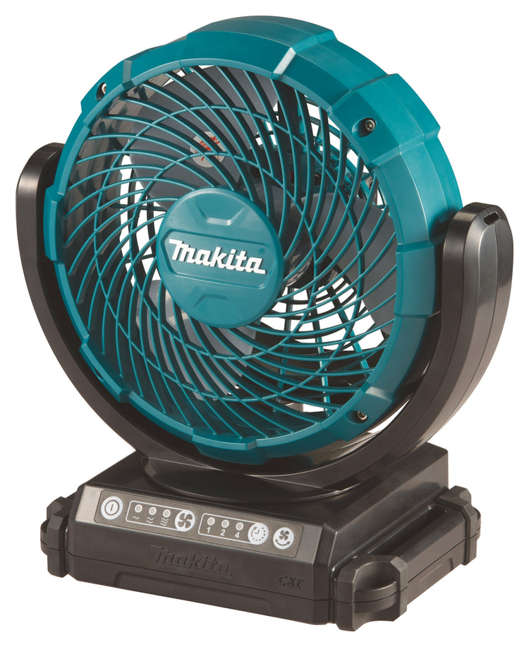 Makita CF101DZ Cordless Fan 12V MAX, Oscillation Function, Without Batteries and Charger