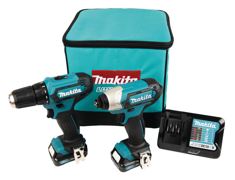 Makita CLX224A Combo Kit 12V MAX; 2x2.0 Ah Li-ion