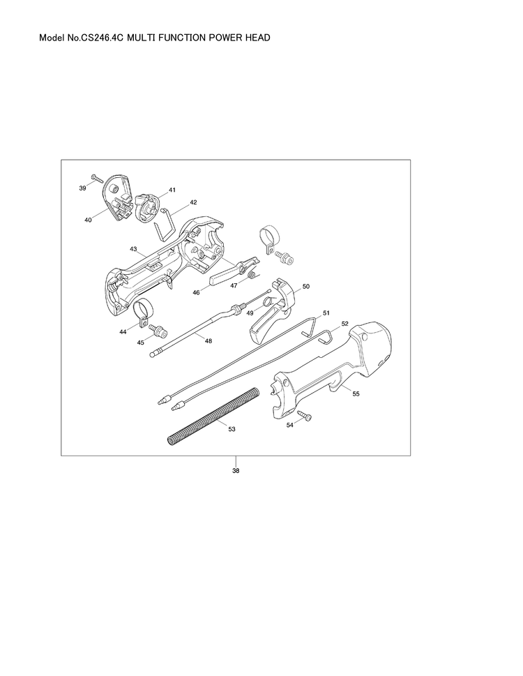 Makita CS-246.4C — сборочный чертёж, лист 2, деталь 452220-6 поз. 231