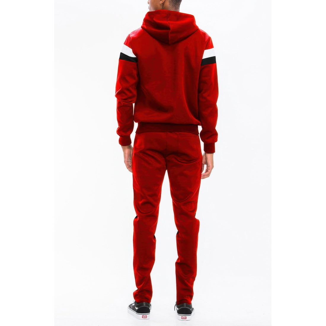 Chevron Stripe Full Zip Track Suit