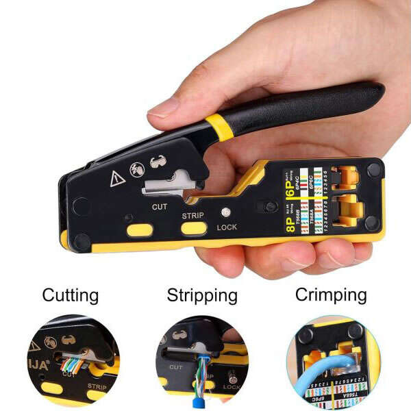 Crimphoff - Modular crimping, cutting and wire stripping tool