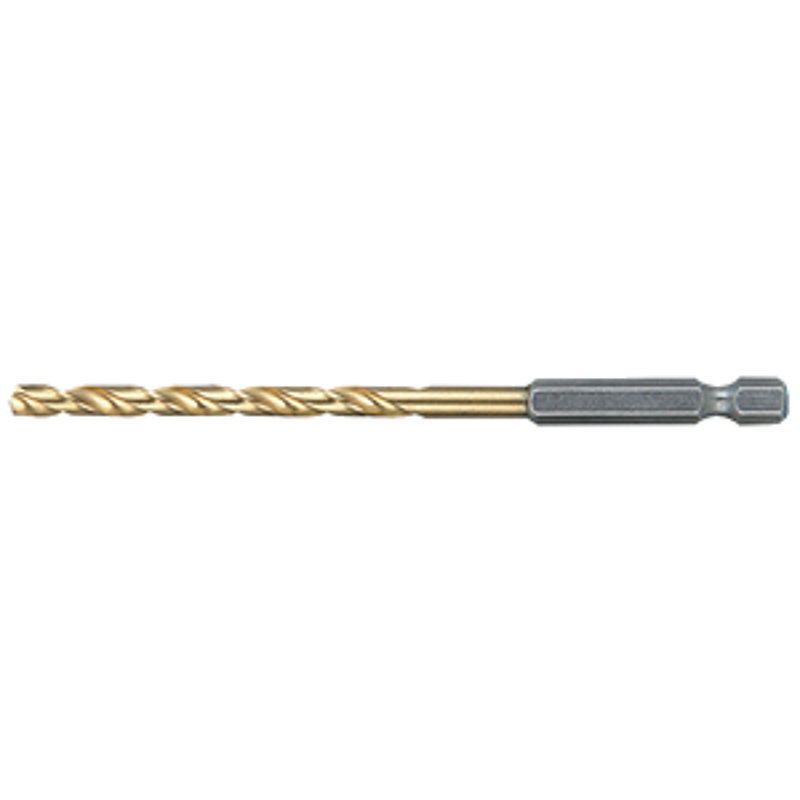 Makita D-15855 Metal Drill Bit HSS-Tin 13,0 mm, 1/4 "