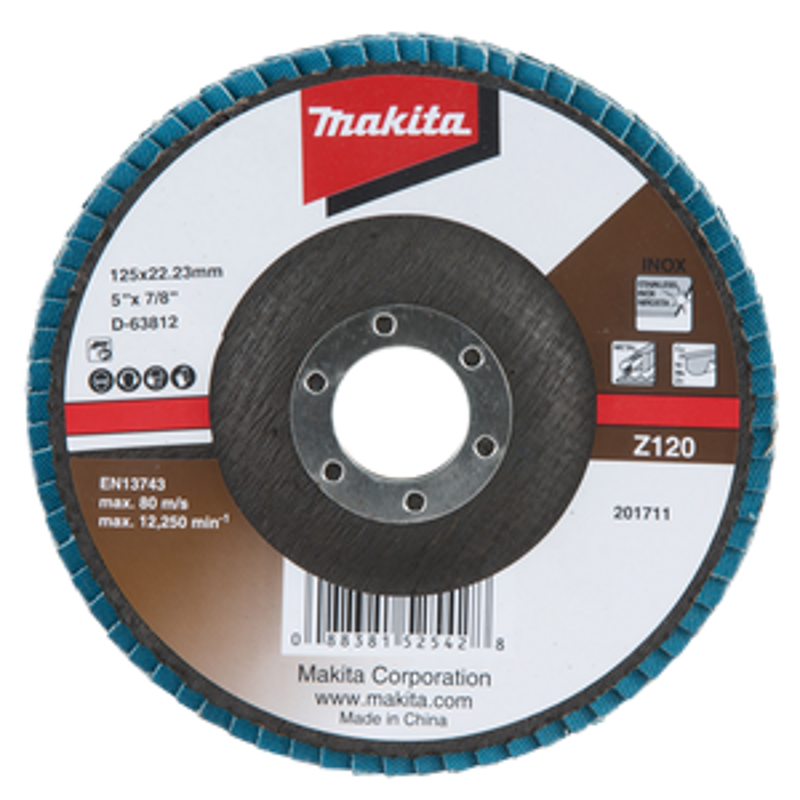 Makita D-63812 FLAPDISC Economy type 125x22.23 Z120