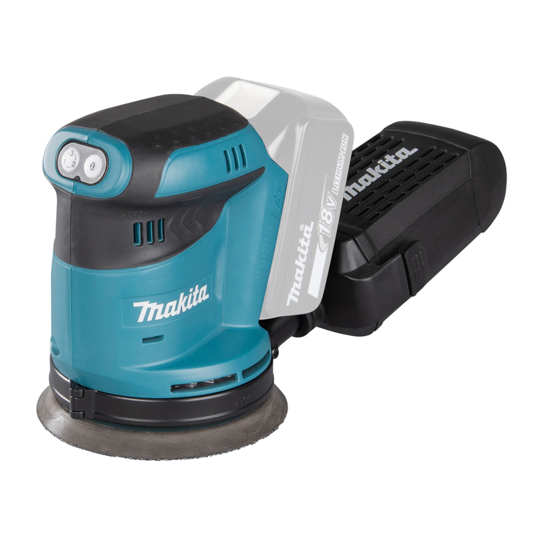 Makita DBO180Z Cordless Random Orbit Sander 18V, 125mm, Without Batteries and Charger