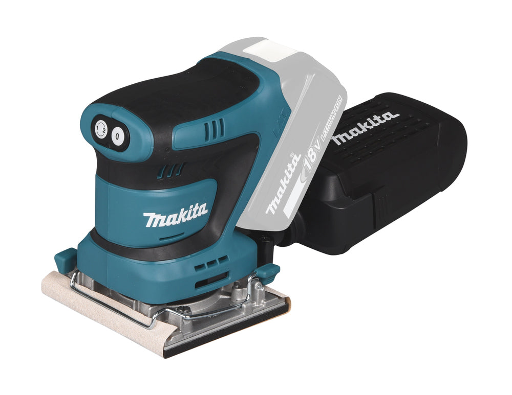 Makita DBO482Z Cordless Palm Sander, 18V, 114x102mm