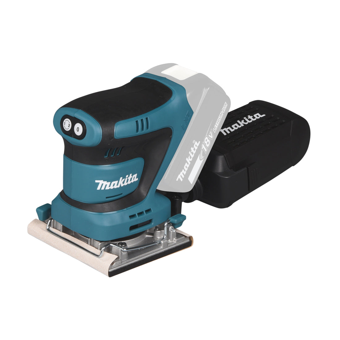 Makita DBO482Z Cordless Palm Sander, 18V, 114x102mm