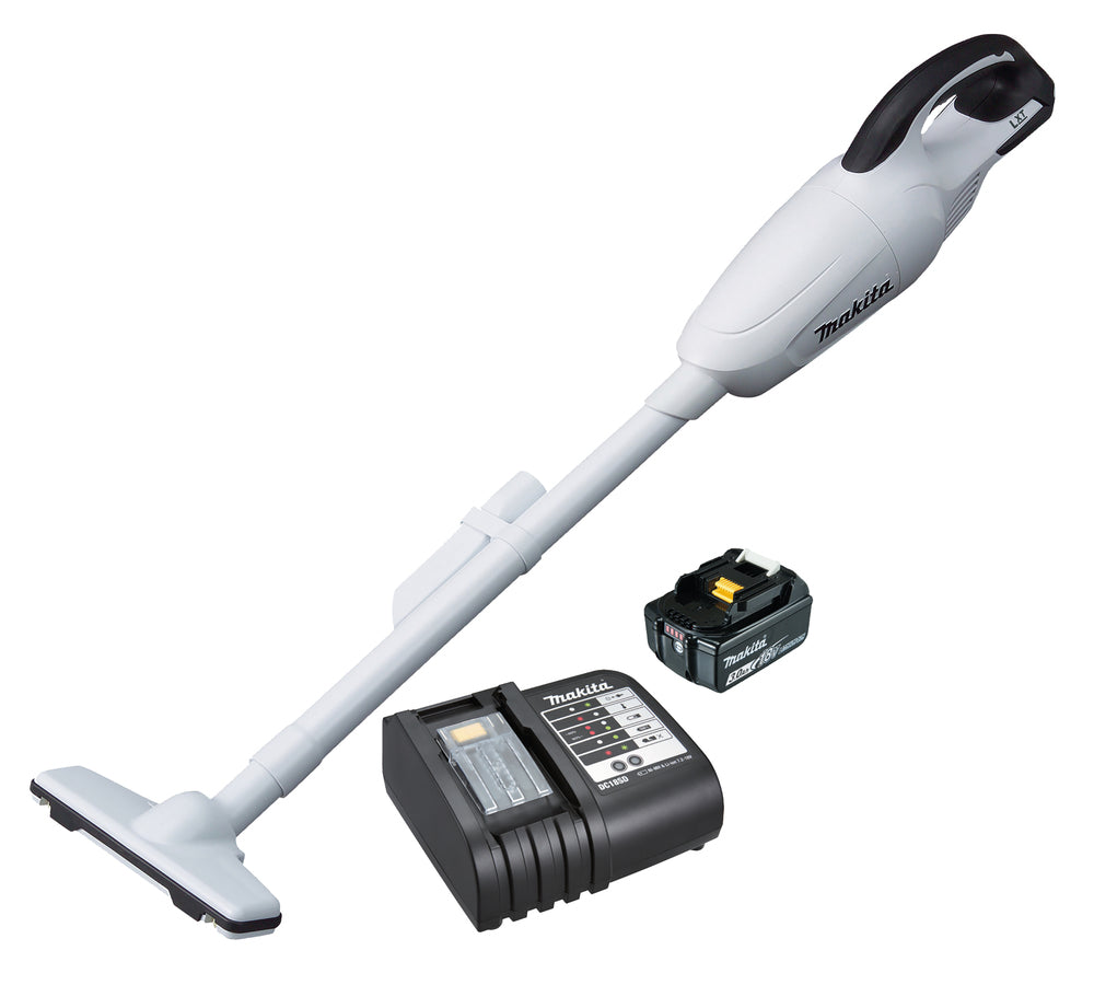 Makita DCL180SFW Cordless Vacuum Cleaner 18 V Li-ion, LXT, includes one 3Ah battery and charger