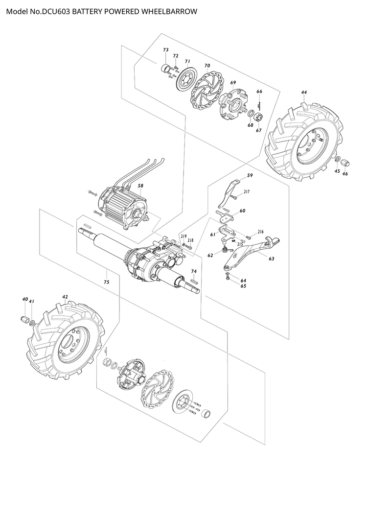 Makita DCU603 — сборочный чертёж, лист 2, деталь 1911K4-7 поз. F03