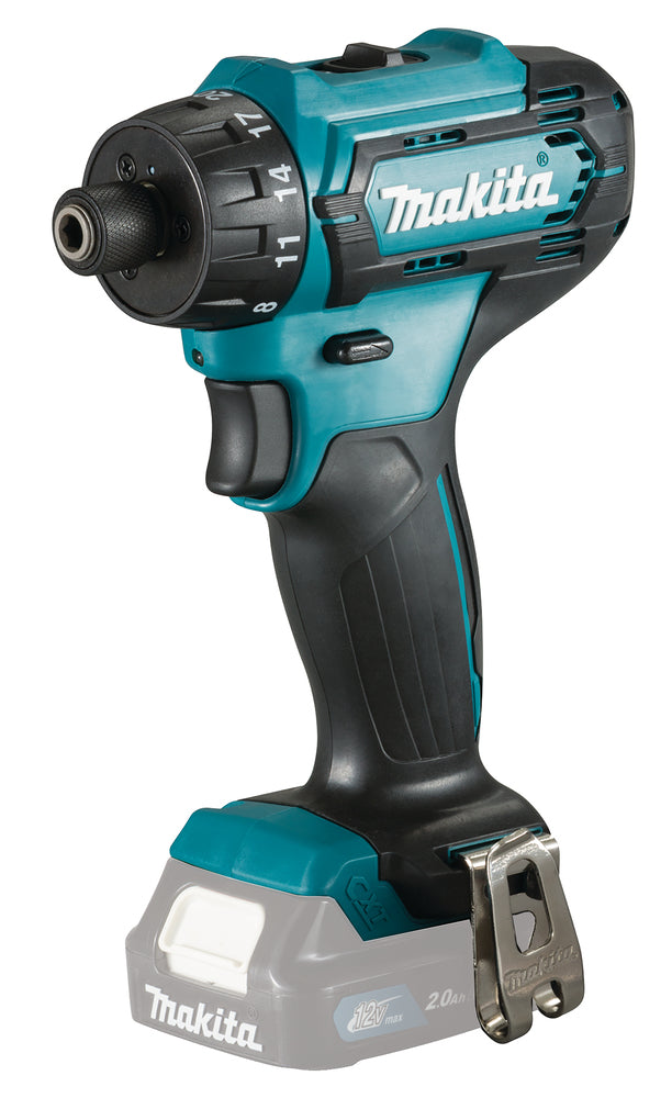 Makita DF033DZ Cordless Screwdriver, 12V MAX, 1/4", LED