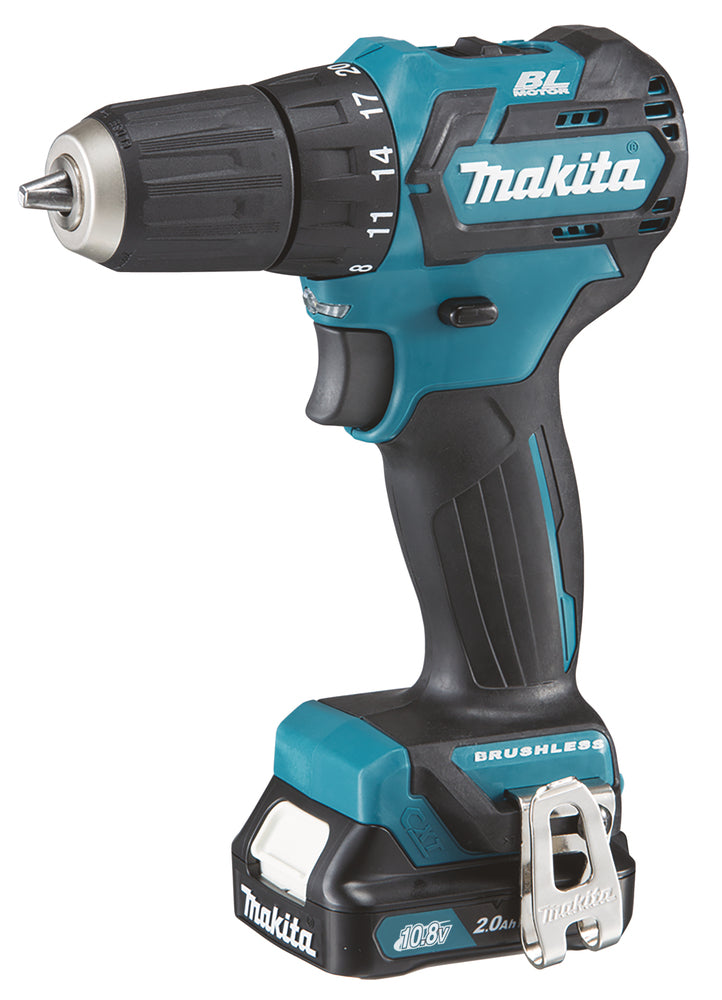 Makita DF332DSAJ Cordless Screwdriver, 12V MAX, 2x2.0Ah Li-ion