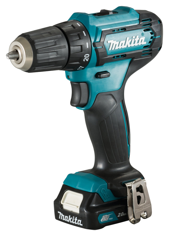 Makita DF333DWAE Cordless Screwdriver, 12V MAX, 2x2.0 Ah Li-ion