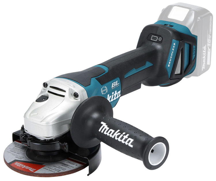 Makita DGA518ZU Cordless angle grinder adjustable speed