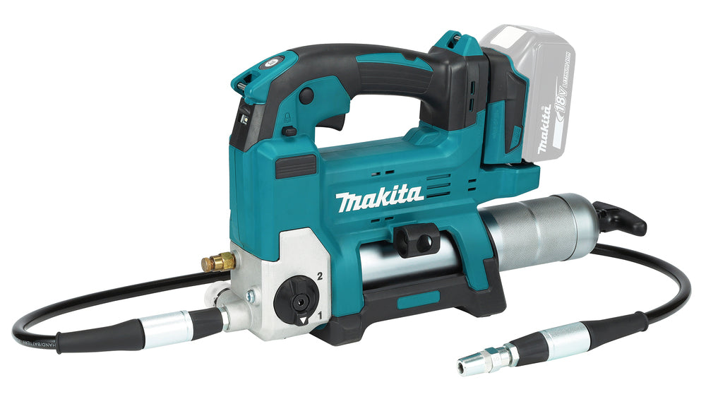 Makita DGP180Z Cordless Grease Gun, 18V, 690 bar, 430 ml, Without Batteries and Charger