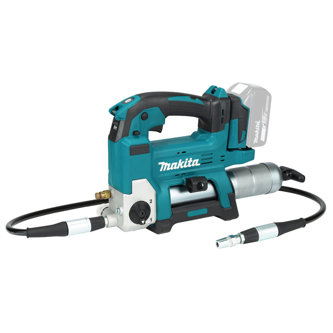 Makita DGP180Z Cordless Grease Gun, 18V, 690 bar, 430 ml, Without Batteries and Charger