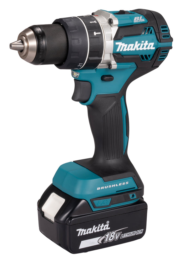 Makita DHP484RTJ Cordless Impact Drill, 18 V, 2x 5.0 Ah Li-ion