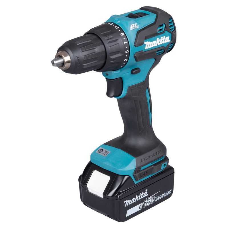 Makita DHP490SF1J Cordless Impact Drill 18V, Brushless Motor, 13mm, Max 65 Nm, 1x3.0Ah, DC18WC, Case