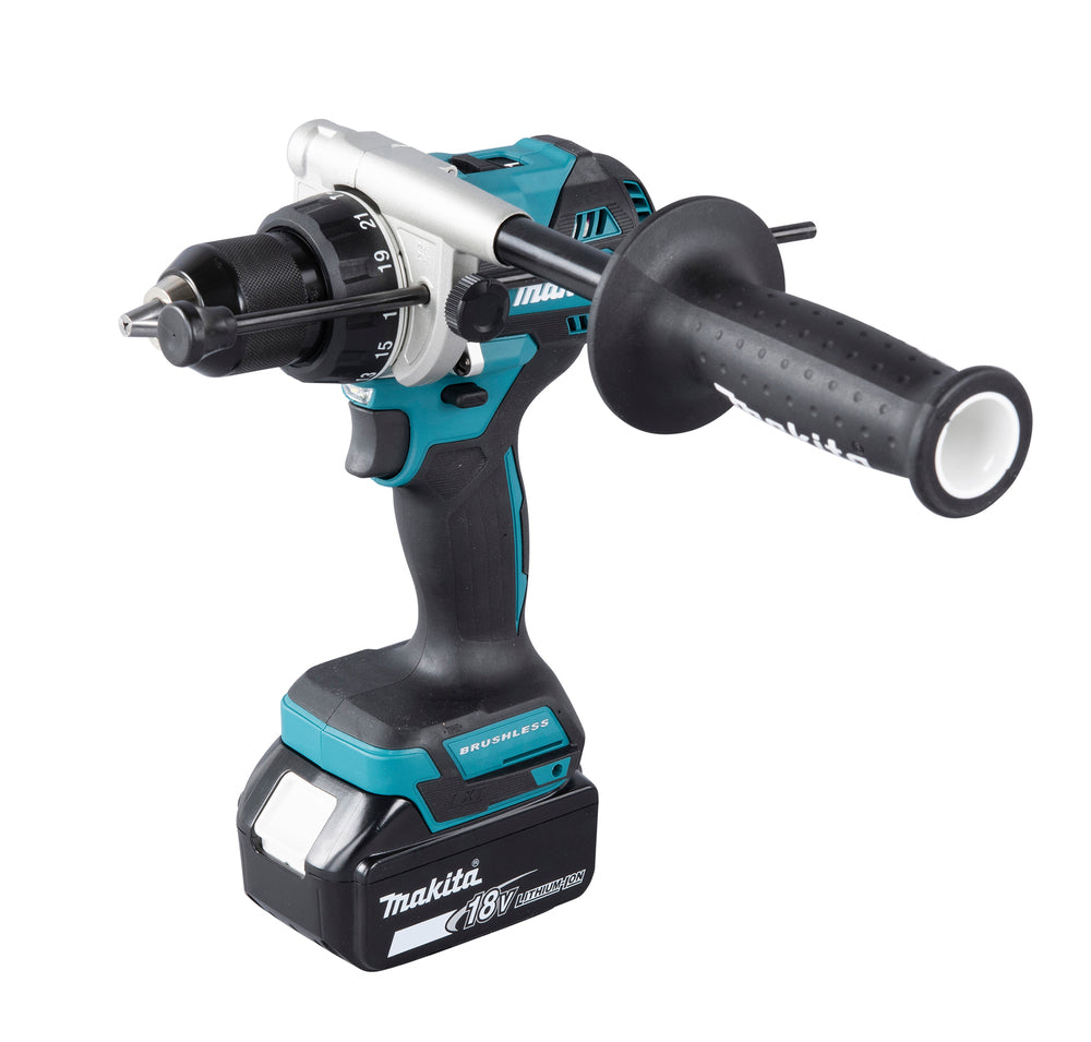 Makita DHP492RTJ Cordless Impact Drill, 18 V, Brushless Motor