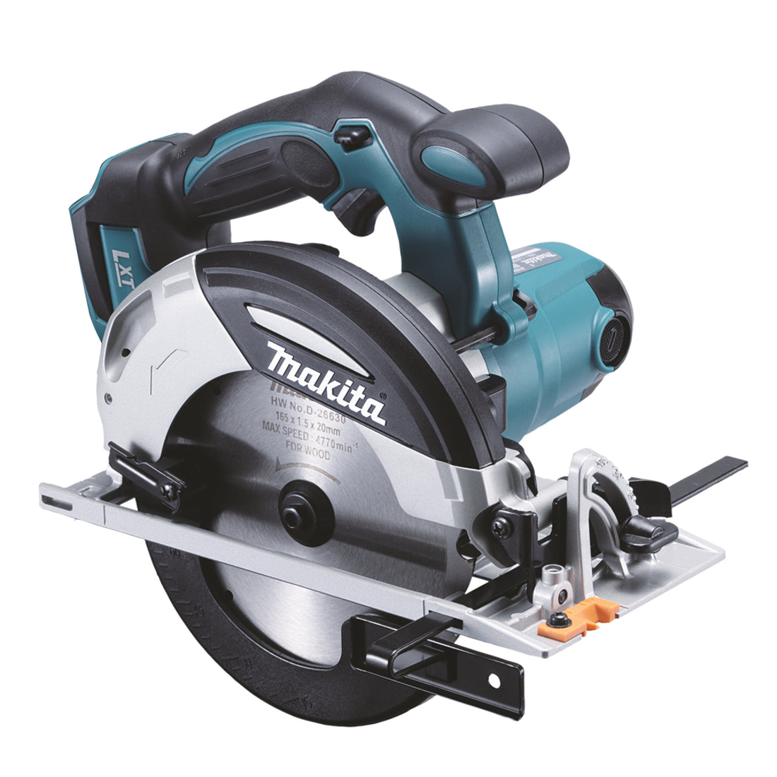 Makita DHS630Z Cordless Circular Saw, 18 V, 66 mm, ø165x20, Without Batteries and Charger
