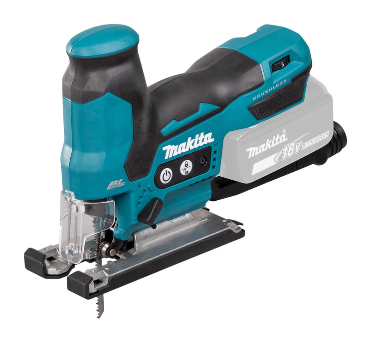 Makita DJV185Z Cordless Jigsaw 18 V Li-ion, Brushless Motor, Top Handle, Without Batteries and Charger