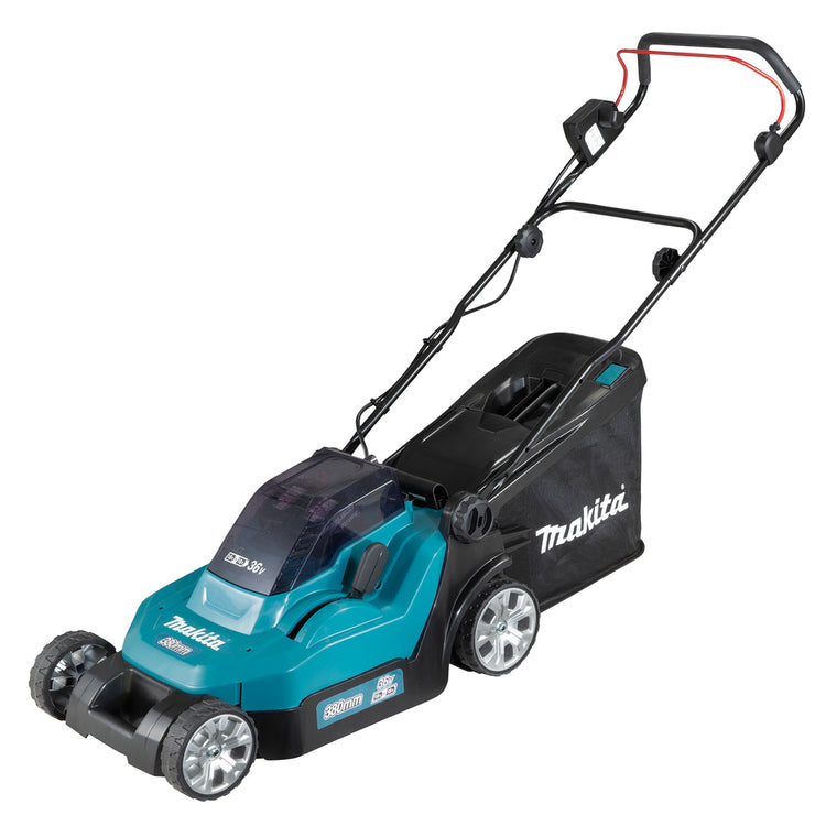 Makita DLM382CM2 Cordless Lawn Mower 2X18V, 38cm, 2X4,0Ah Li-ion