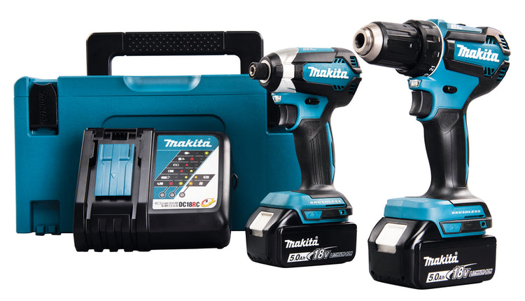 Makita DLX2289TJ Combo Kit LXT 2x5.0Ah, MAKPAC