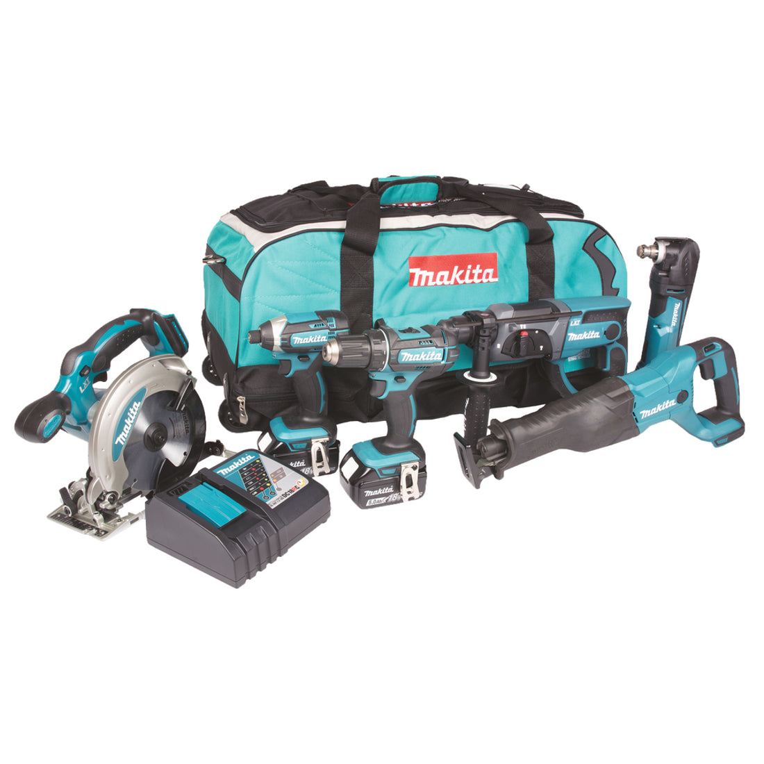 Makita DLX6038T Combo Kit LXT 3x5.0Ah