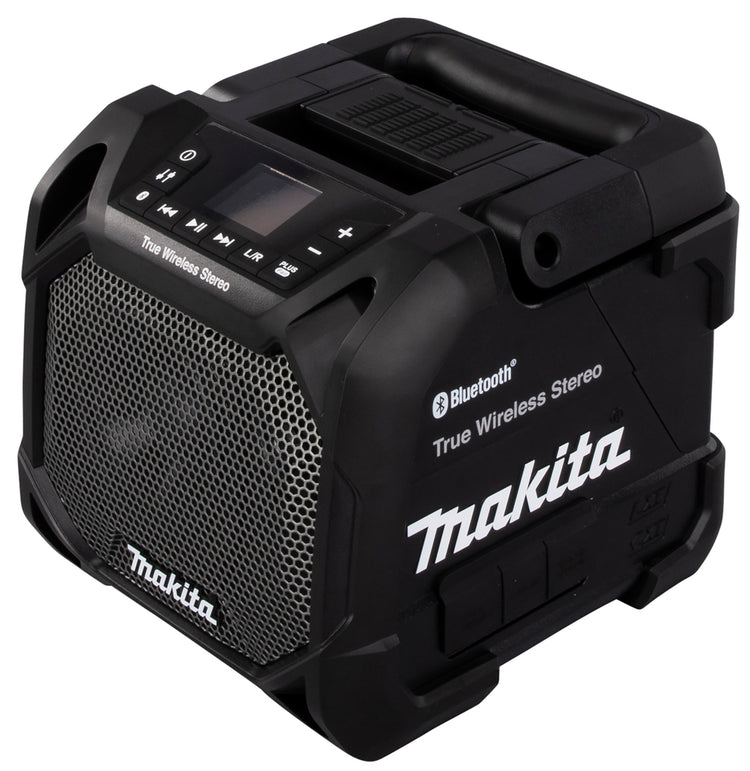 Makita DMR203B Bluetooth Speaker 12V MAX- 18V, LCD, Black, True wireless stereo