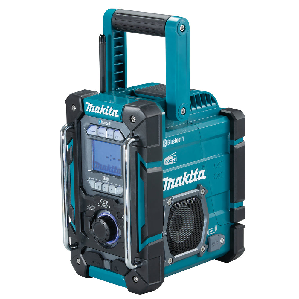 Makita DMR301 Jobsite radio with charger, Bluetooth, DAB and USB, Charges LXT/CXT batteries