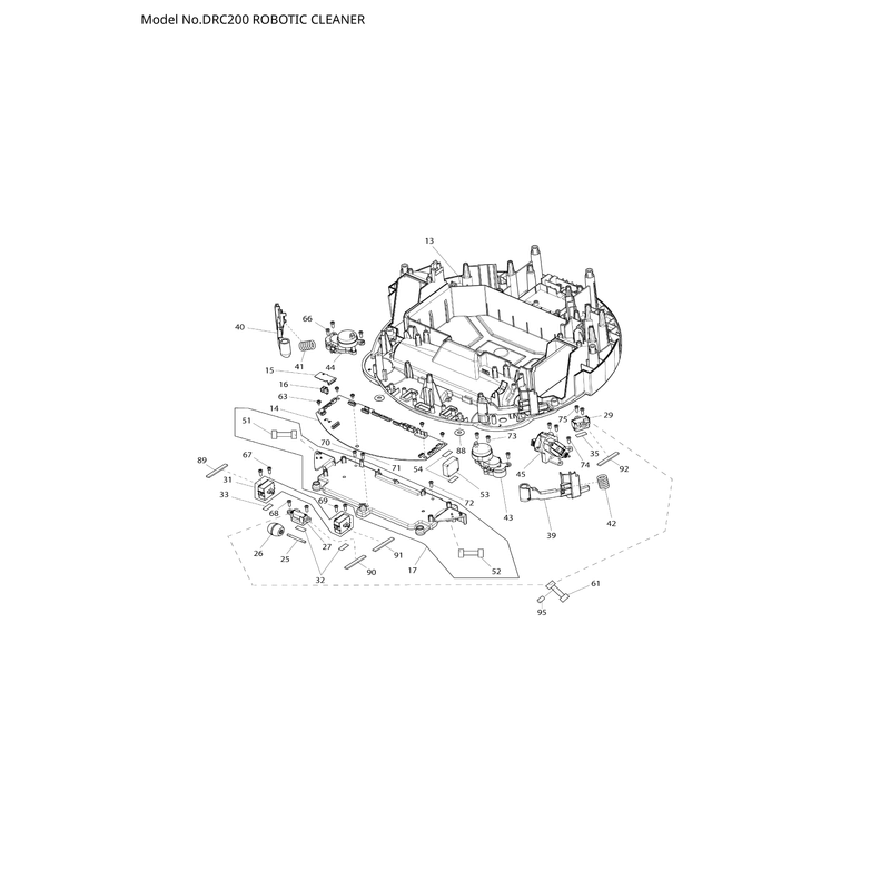 Makita DRC200 — сборочный чертёж, лист 2, деталь SH00000270 поз. 230-1