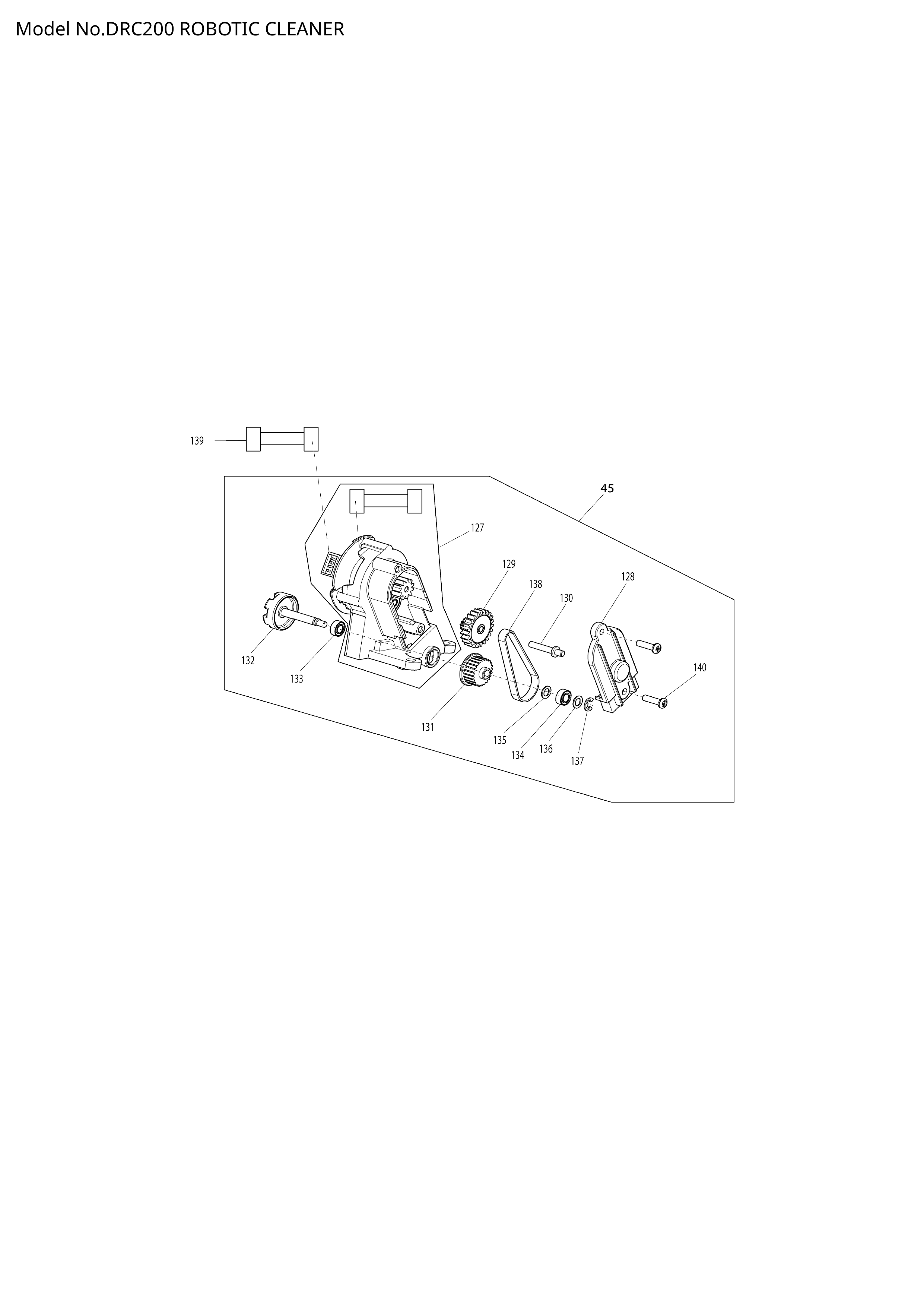 Makita DRC200 — сборочный чертёж, лист 5, деталь SH00000271 поз. 232-1