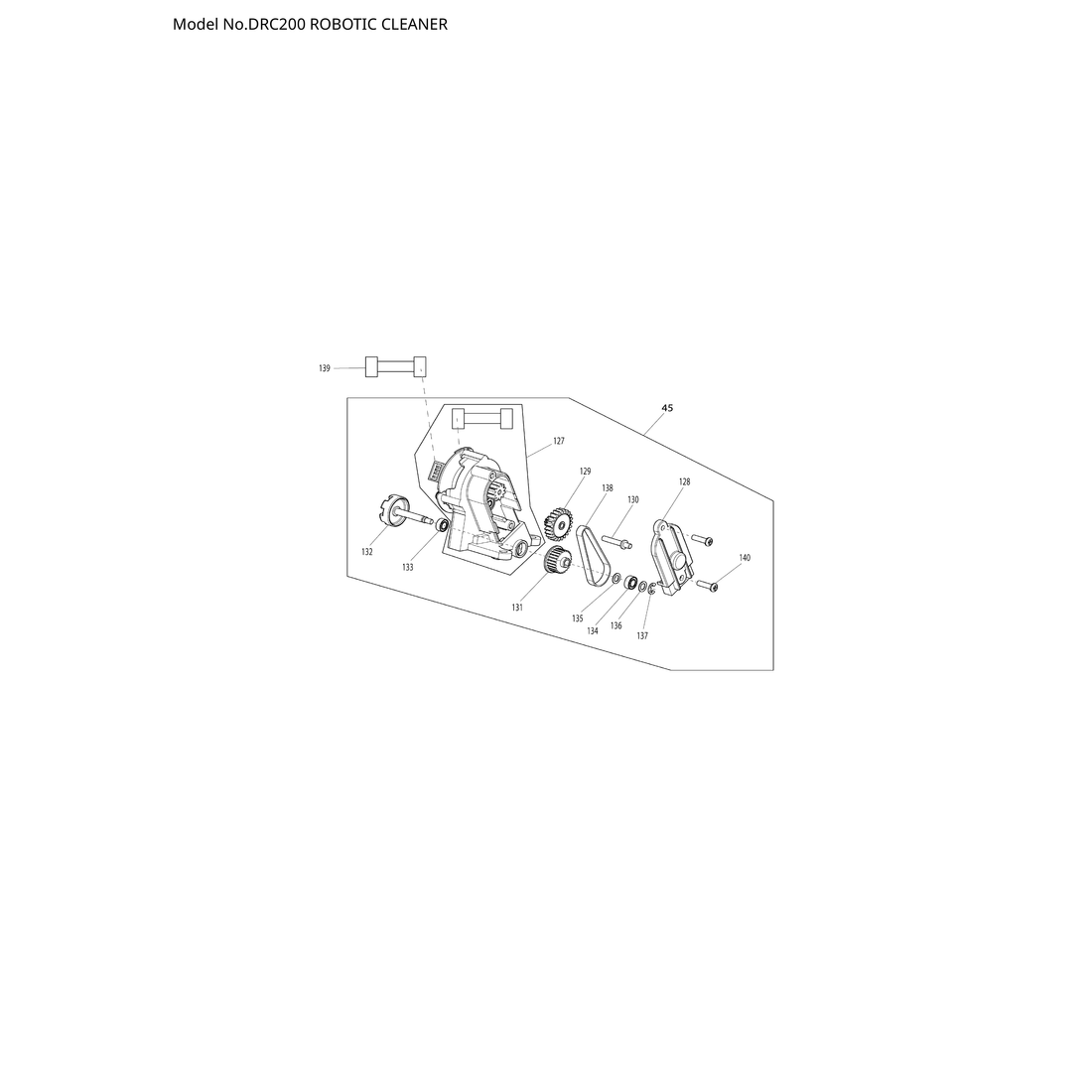 Makita DRC200 — сборочный чертёж, лист 5, деталь SH00000198 поз. 231
