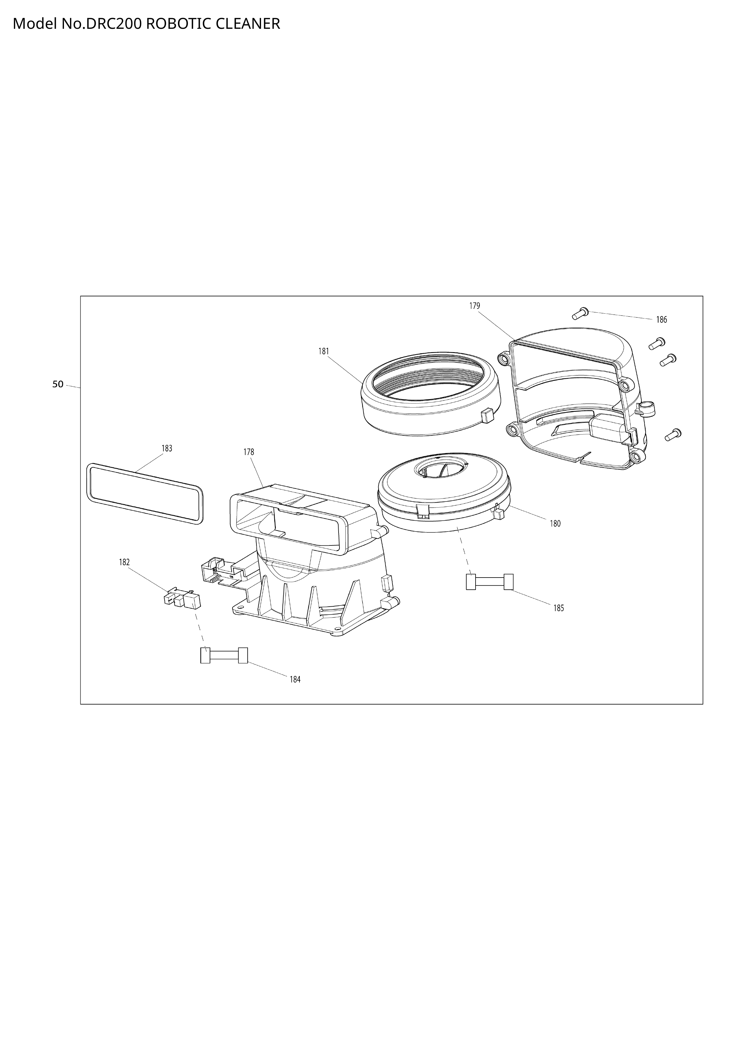 Makita DRC200 — сборочный чертёж, лист 7, деталь SH00000199 поз. 232