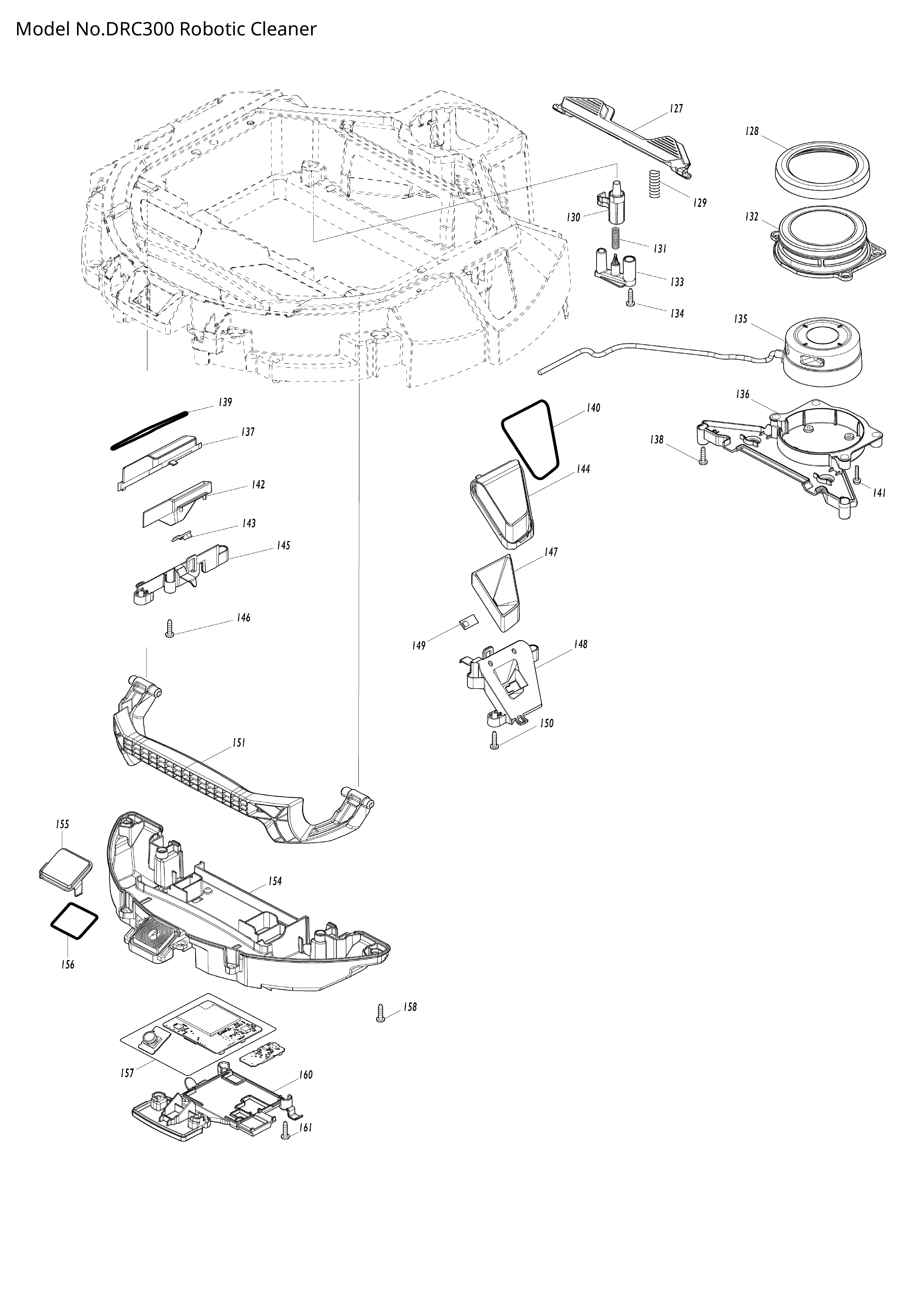 Makita DRC300 — сборочный чертёж, лист 4, деталь 136571-2 поз. E01