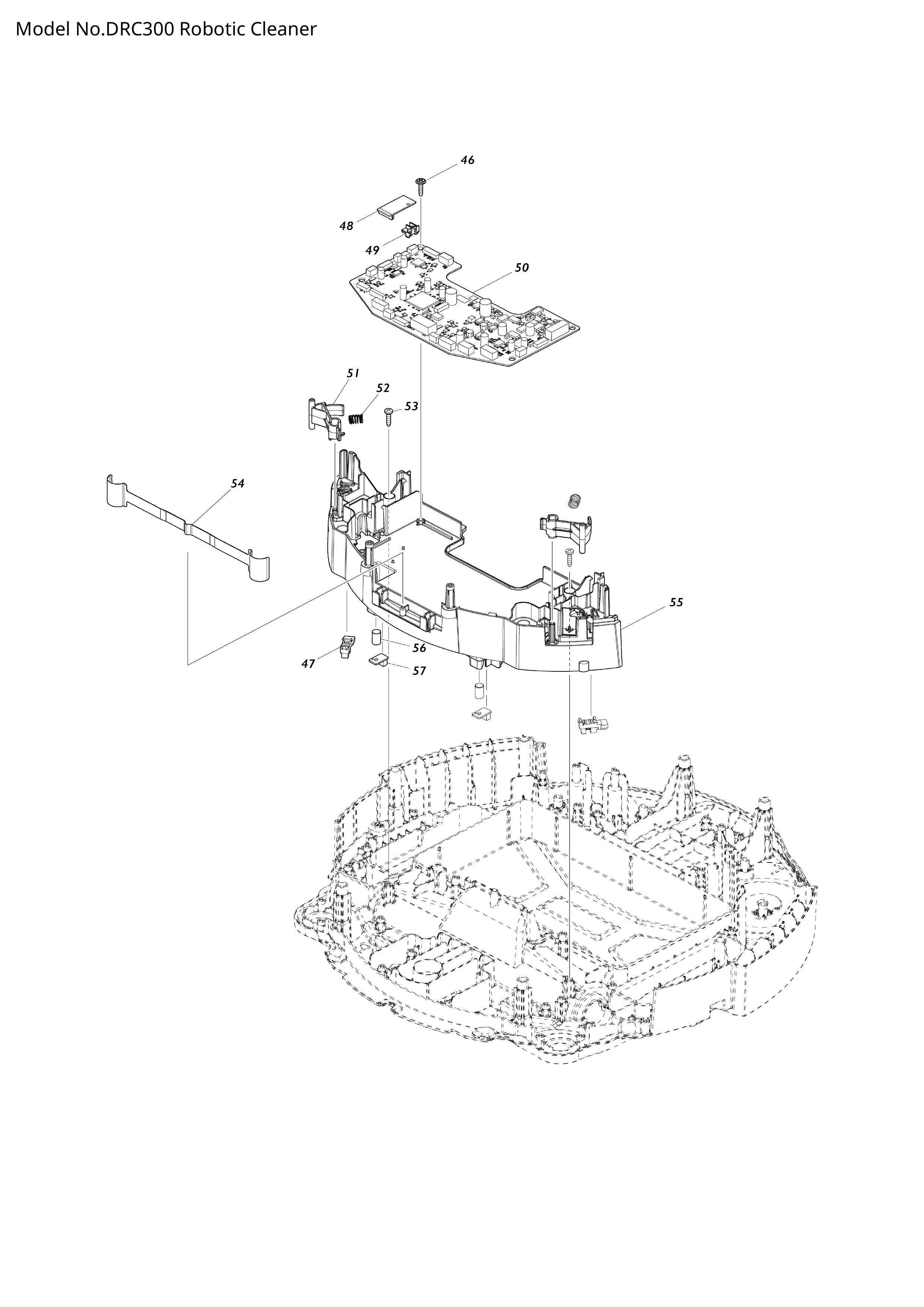 Makita DRC300 — сборочный чертёж, лист 6, деталь 136571-2 поз. E01