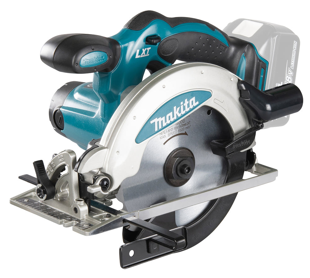 Makita DSS610Z Cordless Circular Saw, 18 V, 57 mm, ø165x20, Without Batteries and Charger