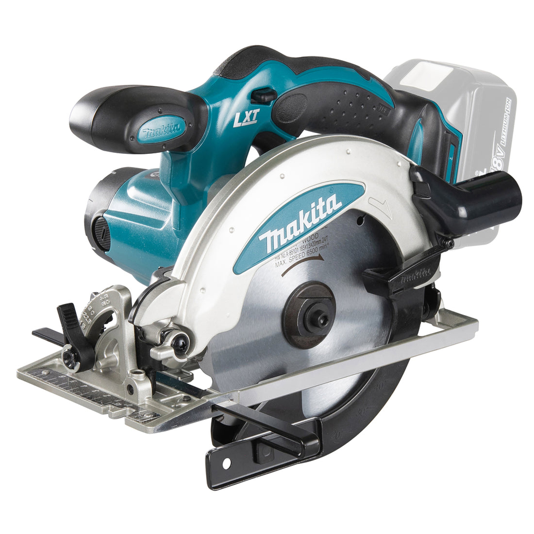Makita DSS610Z Cordless Circular Saw, 18 V, 57 mm, ø165x20, Without Batteries and Charger