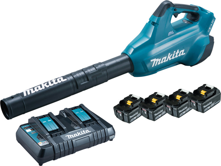 Makita DUB362PT4 Cordless Blower, 2X18V, 4X5.0Ah Li-ion
