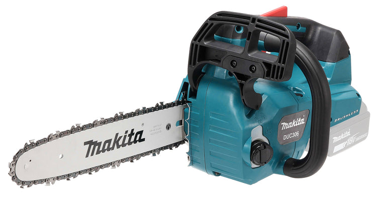 Makita DUC306Z Cordless Chainsaw, 2X18V, BL motor 300mm, 20 m/s (top handle) Without batteries and charger