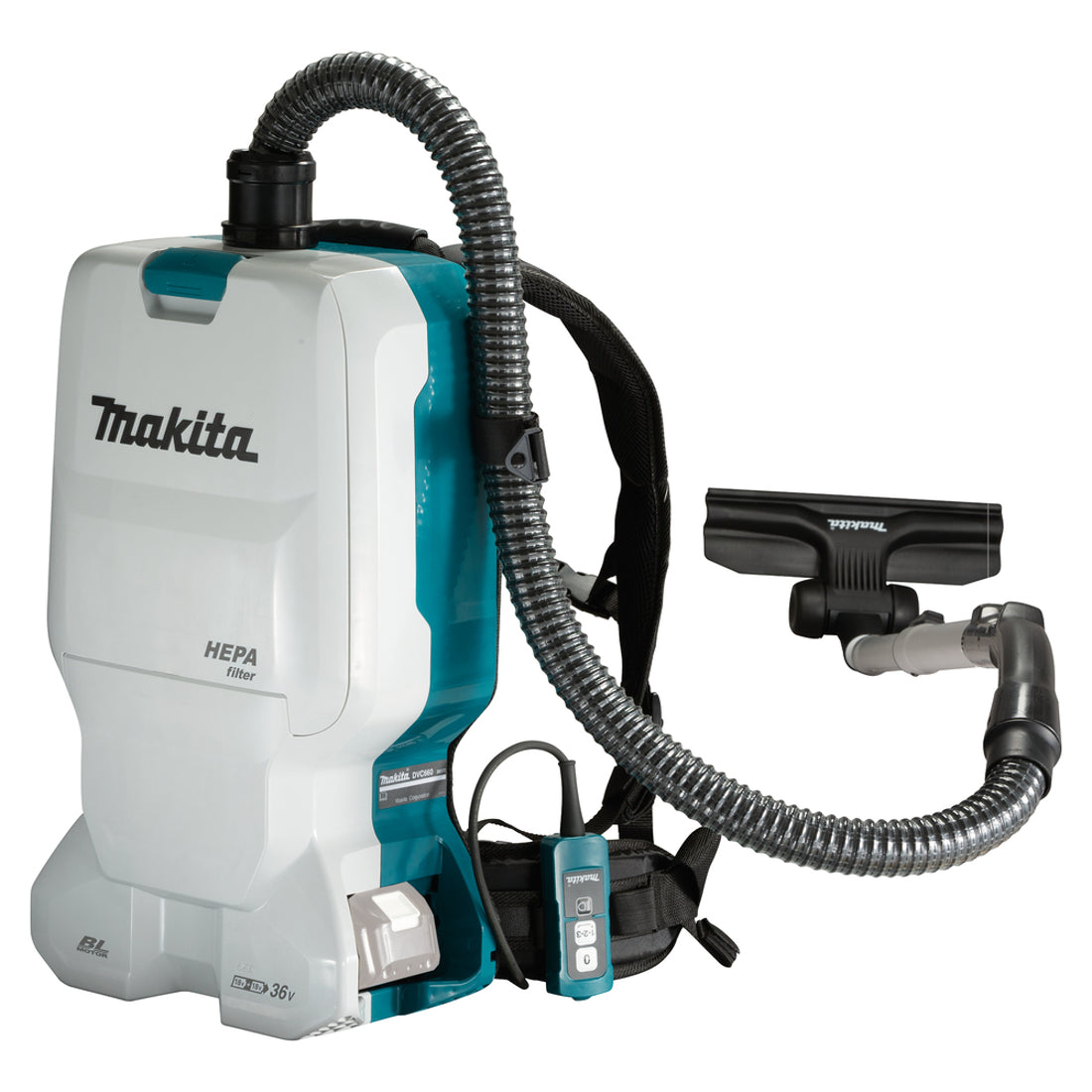 Makita DVC660Z Cordless Backpack Vacuum Cleaner 2x18 V Li-ion, Without Batteries and Charger