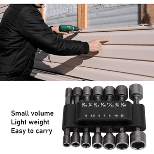 Drillzupp - Hex nut driver bit set